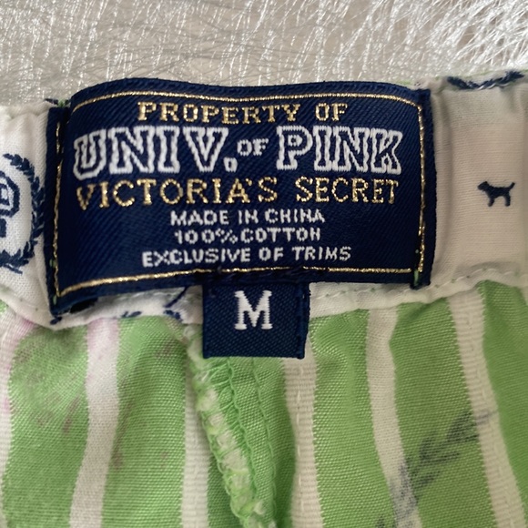 VINTAGE UNIVERSITY OF PINK VICTORIAS SECRET SHORTS MEDIUM - Picture 3 of 5